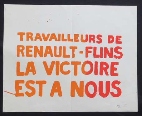 MAI 68 - Travailleurs de Renault-Flins la victoire