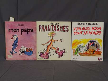 Reiser : 3 albums : Phantasmes, Mon papa et Y'en 