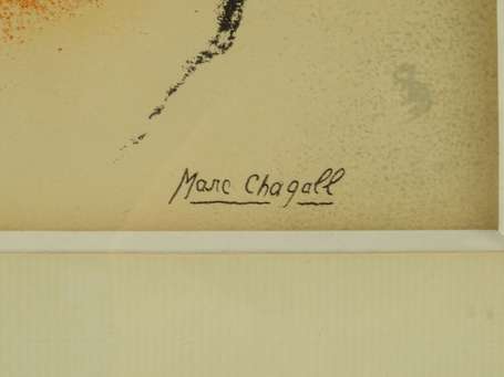 CHAGALL Marc (1887 - 1985) L'écuyère. Lithographie
