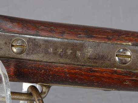 Fusil Sharp 1848/52, marquages sur platines daté 