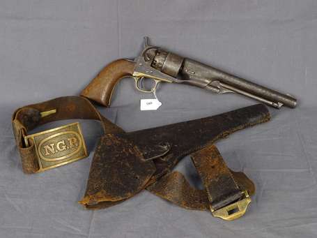 Revolver Colt Army 1860, oxydations d'usage, même 