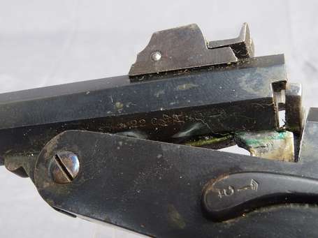 Pistolet de salon de fabrication belge, 22 short, 