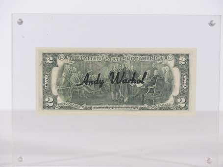 WARHOL Andy (1928-1987) - Deux dollars Thomas 