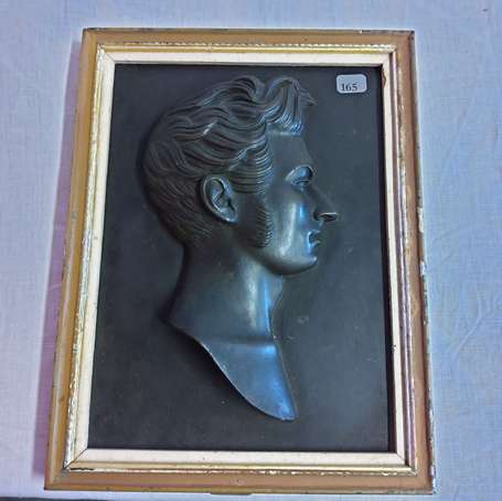 BENEZECH Bertrand (1804-1852) Profil d'homme 