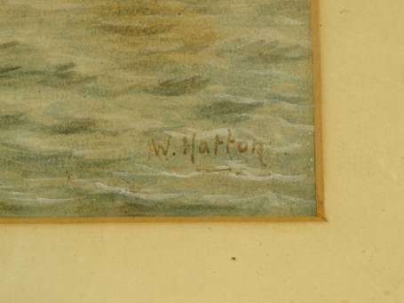 HATTON W. XIX-Xxé Ruine en bord de mer. 2 