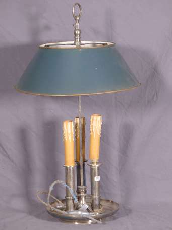 Lampe bouillotte à trois lumières en métal 