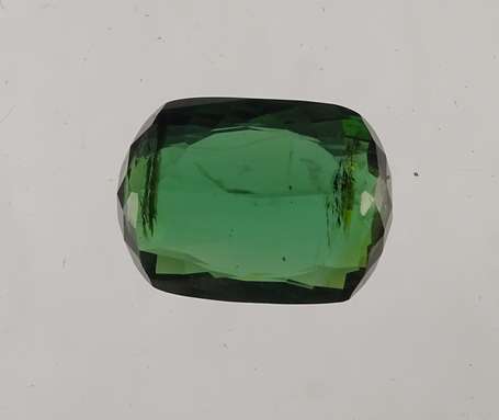 Tourmaline verte taille ovale sur papier 2,84 cts