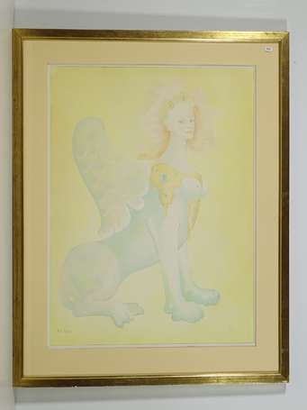 FINI Léonore, Sphinge, lithographie signée en bas 