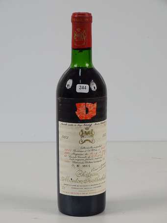 1 Bt Château Mouton Rothschild, Pauillac, 1972 