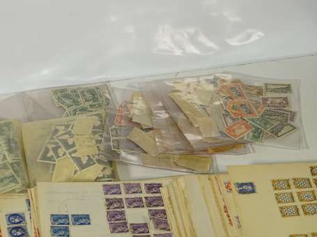 Gros lot de timbres par multiples France oblitérés