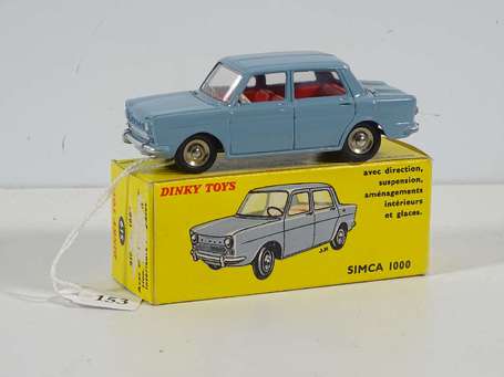 Dinky toys France - Simca 1000 - couleur bleu gris
