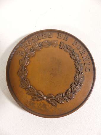 Médaille de table - Ville de Pornic - cuivre - 