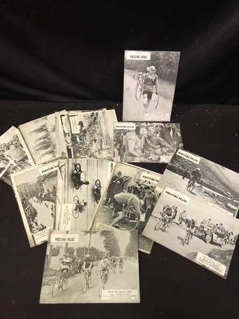 Cyclisme - ensemble de 27 documents photos édités 