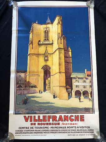 12 - Aveyron - Villefranche de Rouergue - Affiche 