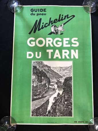 Michelin - Affiche illustrée du bibendum « Gorges 