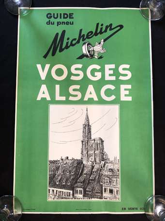 Michelin - Affiche illustrée du bibendum « Vosges 