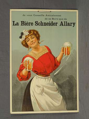 BIÈRE SCHNEIDER ALLARY /à Brive : Panonceau 