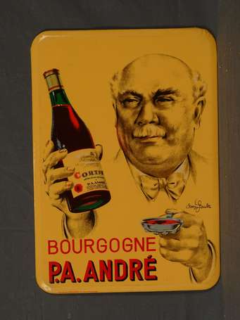 BOURGOGNE P.A.ANDRÉ : Glassoïd signé Dom.Gault. 