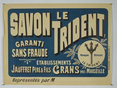 SAVON LE TRIDENT /Jauffret Père et Fils à Crans 