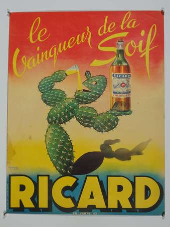 RICARD « Le Vainqueur de la Soif » : Affiche 