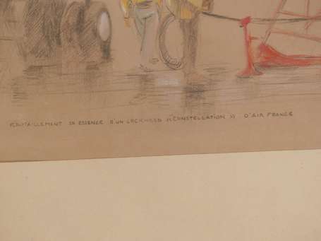 LENGELLE Paul (1908-1993) - Ravitaillement en 