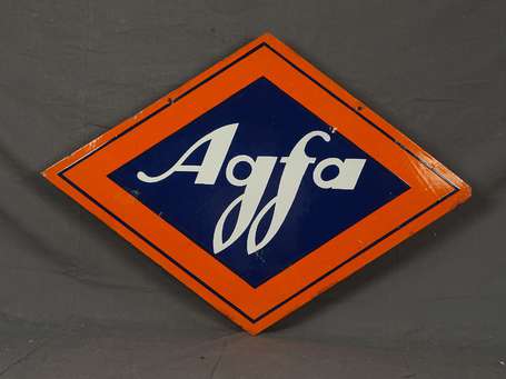 AGFA Pellicules : Plaque émaillée de forme 