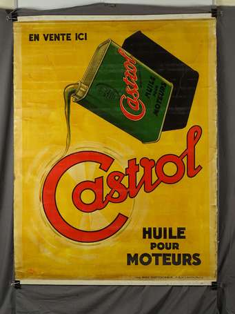 CASTROL « Huile pour Moteur » : Affiche 