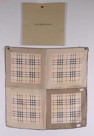 BURBERRY - Gavroche en twill de soie à motifs 