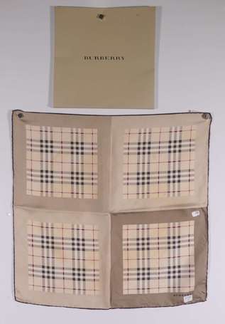 BURBERRY - Gavroche en twill de soie à motifs 