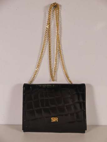 SONIA RYKIEL - Pochette rectangulaire en verni 