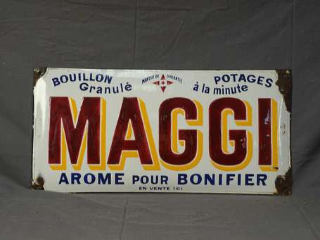 MAGGI « Arome pour Bonifier » : Bandeau émaillé 
