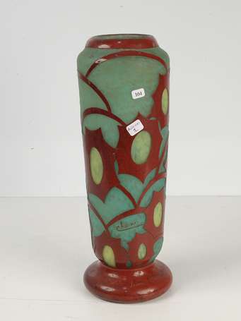 CHARDER (1881-1953) pour LE VERRE FRANÇAIS, Vase 