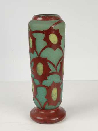 CHARDER (1881-1953) pour LE VERRE FRANÇAIS, Vase 