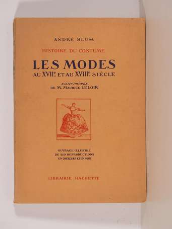 [MODE] - BLUM (André) - Histoire du costume. Les 