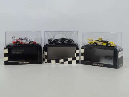 Minichamps - 3 voitures , 24 H du Mans dont 