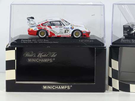 Minichamps - 3 voitures , 24 H du Mans dont 