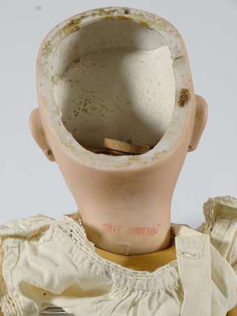 Bébé Jumeau - tête porcelaine, bouche ouverte, 