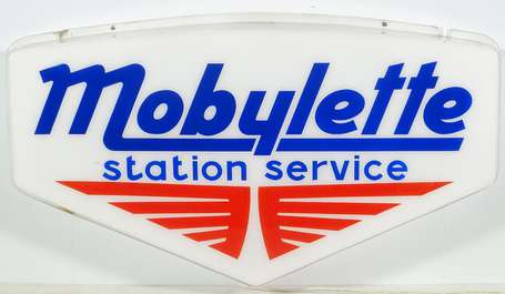 MOBYLETTE « Station Service » : Caisson lumineux. 