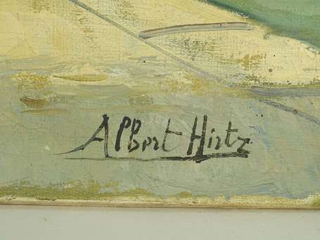 Hirtz Albert 1898-1976 Audierne le Port Huile sur 