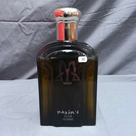 MAXIM'S pour homme Flacon factice géant en verre 