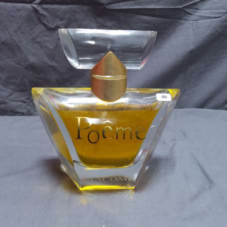 LANCOME Poème Flacon factice géant prisme en verre