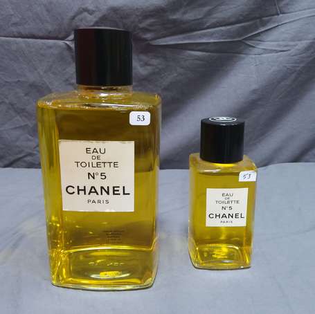 CHANEL Eau de toilette N° 5 Deux Flacons factices 