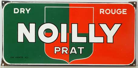 NOILLY PRAT « Dry - Rouge » : Bandeau émaillé plat