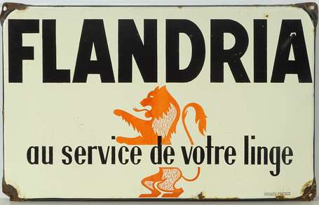 FLANDRIA « Au Service de votre Linge » : Plaque 