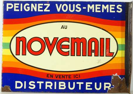 NOVEMAIL « Peignez vous-mêmes » : Plaque émaillée,