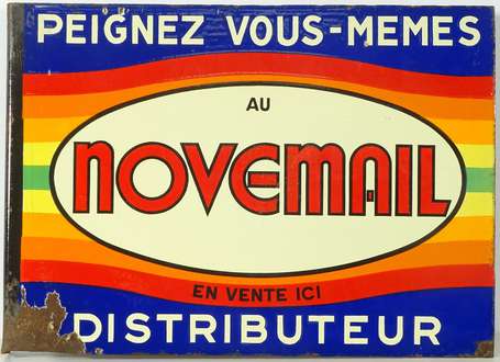 NOVEMAIL « Peignez vous-mêmes » : Plaque émaillée,