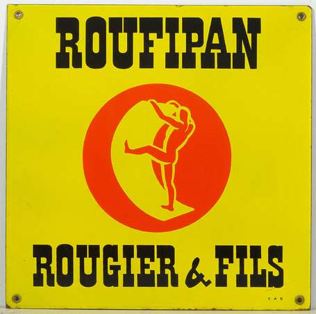 ROUGIER et FILS « Roufipan » : Plaque émaillée. E.