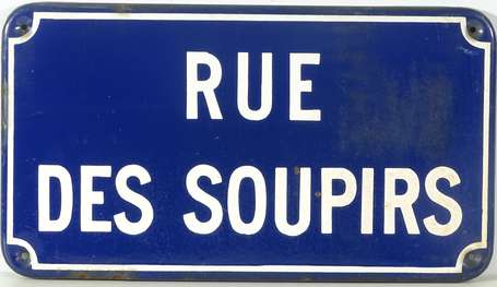 RUE DES VIOLETTES et RUE DES SOUPIRS : 2 Plaques 