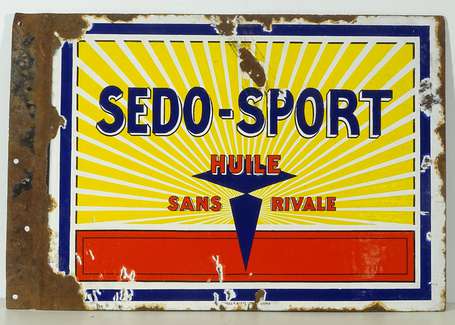 SEDO - SPORT « Huile sans Rivale » : Plaque 