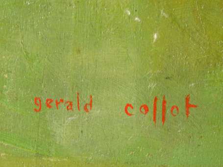COLLOT Gerald (1927- ) Portrait d'homme Huile sur 